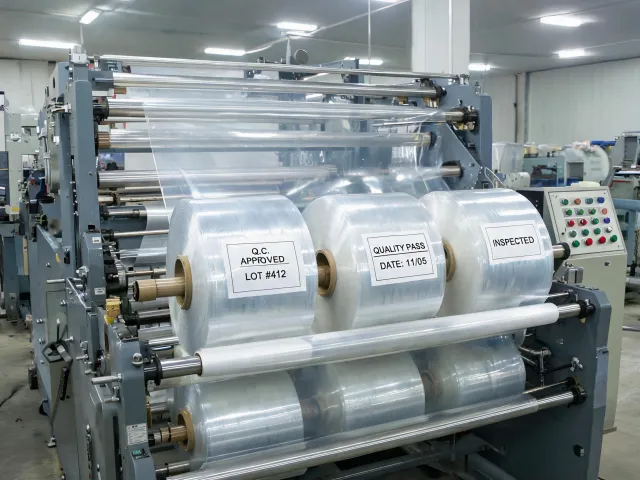 Packaging film production